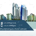 طرح لايه باز کارت ويزيت شیک و ساده مشاوره املاک - کد : A14030328 - 03