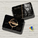 طرح لايه باز کارت ويزيت شیک آرایشگاه مردانه - کد : A14030319 - 07