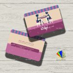 طرح لايه باز کارت ويزيت کاشت ناخن - کد : A14030331 - 03