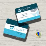 طرح لايه باز کارت ويزيت دکتر دندانپزشک - کد : A14030405 - 01