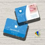 طرح لايه باز کارت ويزيت دکتر دندانپزشک - کد : A14030405 - 07